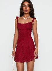 Beacall Mini Dress Red